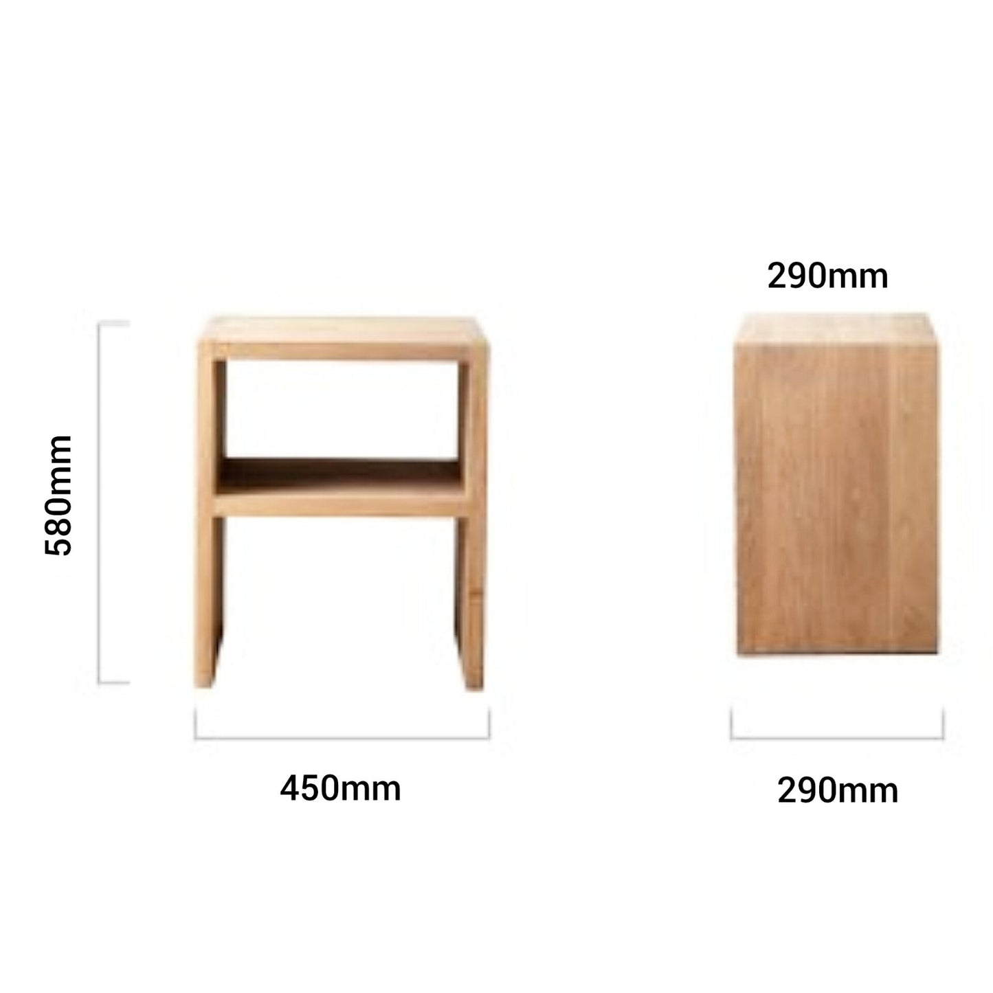 Наткасна помошна масичка Nature