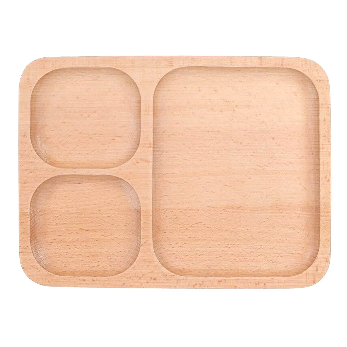 Даска правоаголна со прегради за сервирање